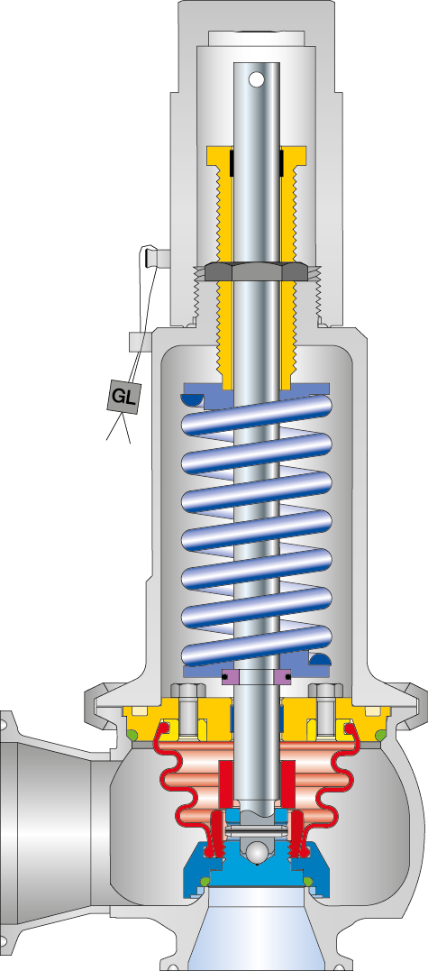 LESER Clean Service Safety Valve Type 483 Cutting image