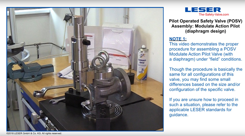POSV Montage Modulate Action Pilot Membran